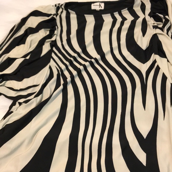 ShanaK SZ XL Zebra Dress flirty - Picture 3 of 7